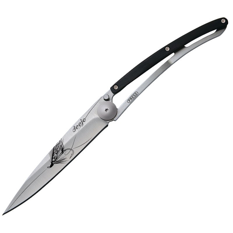 Folding knife Deejo Tattoo Silver Wilkinson 1CB036 9.5cm for sale ...