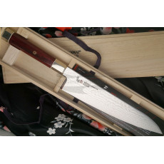 Gyuto Japanese kitchen knife Mcusta Coreless Aranami ZUA-1005C 21cm - 1