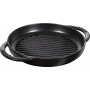Pan Staub Cast Iron Grill round 22 cm, Black  40511-520-0 - 1