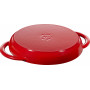 Pan Staub Cast Iron Grill round 22 cm, Cherry  40511-524-0 - 2