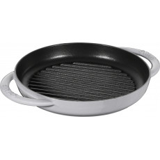 Pan Staub Cast Iron Grill round 22 cm, Graphite grey 40511-781-0