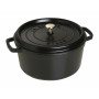 Staub Round Cocotte 28 cm, Black  40500-281-0 - 1