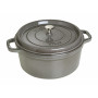 Staub Round Cocotte 28 cm, Graphite grey  40509-314-0 - 1