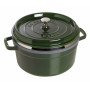Staub Round Cocotte with steamer 26 cm, Basil  40510-603-0 - 1