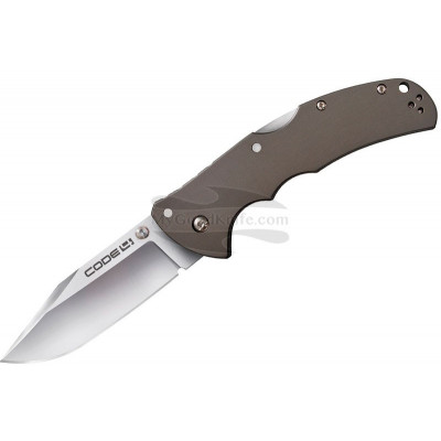 Folding knife Cold Steel Code 4 Clip Point, Satin Finish CPM-S35VN 58PC 9.1cm - 1