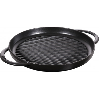 Sartén Staub Cast Iron Grill pan round 30 cm, Black  40511-521-0 - 1