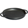 Pan Staub Cast Iron Grill round 26 cm, Black 40509-377-0 - 1