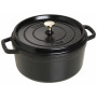 Staub Round Cocotte 26 cm, Black  40509-310-0 - 1