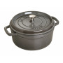 Staub Round Cocotte 26 cm, Graphite grey  40509-312-0 - 1