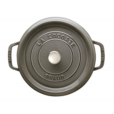 Staub Round Hot Plate Cast Iron Dish 20 cm - 2 colors