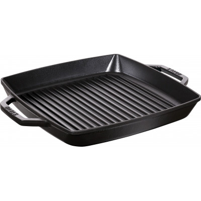 Sartén Staub Cast Iron Grill pan square 33 cm, Black  40511-783-0 - 1