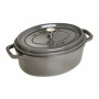 Staub Oval Cocotte 27 cm, Graphite grey  40500-276-0 - 1