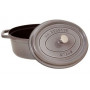 Staub Oval Cocotte 27 cm, Graphite grey  40500-276-0 - 3