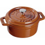 Staub Round Cocotte 10 cm, Cinnamon   40511-365-0 - 1