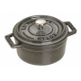 Staub Round Cocotte 10 cm, Graphite grey  40500-106-0 - 1