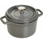 Staub Round Cocotte 14 cm, Graphite grey 40509-475-0 - 1