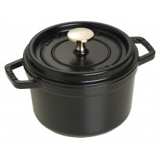 Staub Round Cocotte 16 cm, Black 40509-480-0 - 1