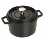 Staub Round Cocotte 16 cm, Black 40509-480-0 - 1