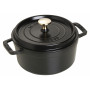 Staub Round Cocotte 18 cm, Black  40509-485-0 - 1