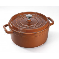 Staub Round Cocotte 22 cm, Cinnamon  40511-295-0 - 1