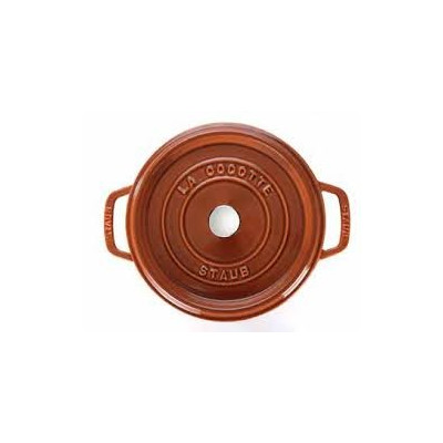 Staub Round Cocotte 22 cm, Cinnamon 40511-295-0 for sale | MyGoodKnife