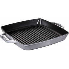 Pan Staub Cast Iron Grill square 33 cm, Graphite grey  40511-785-0 - 1