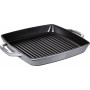 Pan Staub Cast Iron Grill square 33 cm, Graphite grey  40511-785-0 - 1