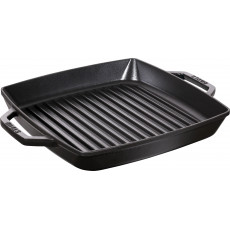 Pan Staub Cast Iron Grill square 28 cm, Black  40511-683-0 - 1