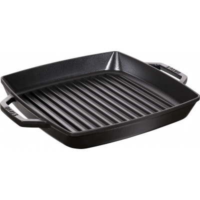 Sartén Staub Cast Iron Grill pan square 28 cm, Black  40511-683-0 - 1