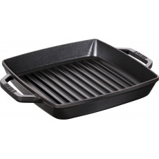 Pan Staub Cast Iron Grill square 23 cm, Black  40511-728-0 - 1