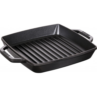Sartén Staub Cast Iron Grill pan square 23 cm, Black  40511-728-0 - 1
