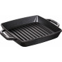 Pan Staub Cast Iron Grill square 23 cm, Black  40511-728-0 - 1