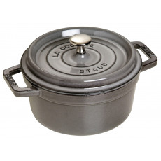 Staub Round Cocotte 20 cm, Graphite grey  40509-304-0 - 1