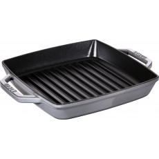 Pan Staub Cast Iron Grill square 23 cm, Graphite grey  40511-729-0 - 1