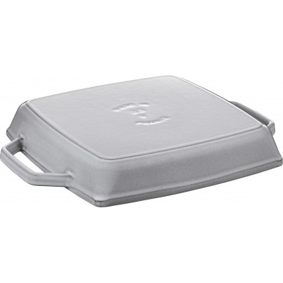 Staub Square Grill Pan - Graphite Grey - 30cm