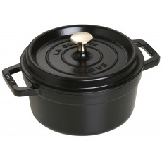 Staub Round Cocotte 20 cm, Black   40509-487-0 - 1
