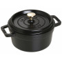 Staub Round Cocotte 20 cm, Black   40509-487-0 - 1