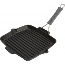 Staub Grill Pan Square 24cm x 24cm Black