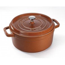 Staub Round Cocotte 24 cm, Cinnamon  40511-296-0 - 1