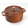 Staub Round Cocotte 24 cm, Cinnamon  40511-296-0 - 1