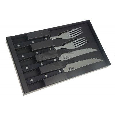 Cuchillo Chuletero Seki Kanetsugu Steak Knife & Fork set  1074-S 10cm - 1