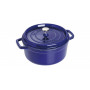 Staub Round Cocotte 26 cm, dark blue  40510-284-0 - 1