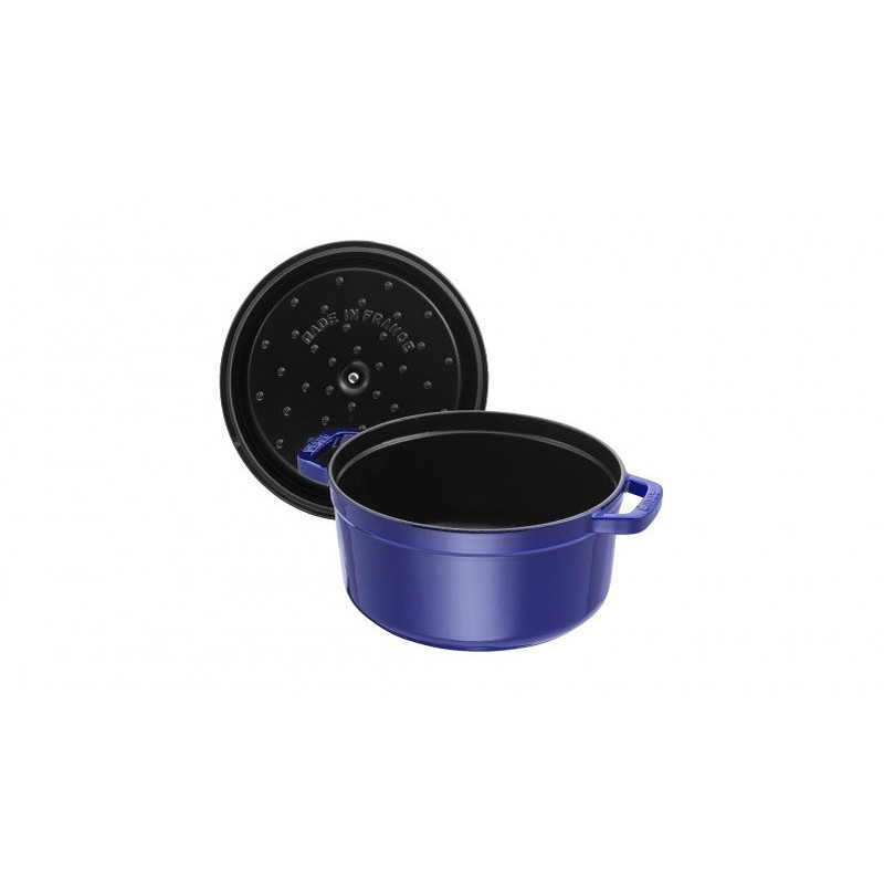 Staub Round Mini Cocotte/Dutch Oven (set of 3) - Dark Blue