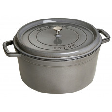Staub Round Cocotte 34 cm, Graphite grey  40510-308-0 - 1