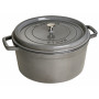 Staub Round Cocotte 34 cm, Graphite grey  40510-308-0 - 1