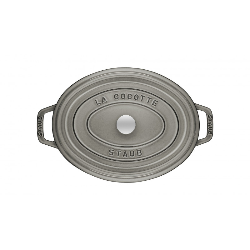 Staub - Oval Hot Plate Graphite Grey