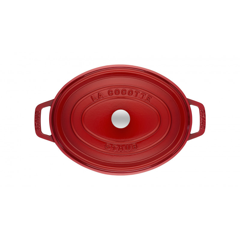 Staub 11 Ceramic Oval Baking Dish - Cherry