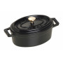 Staub Oval Cocotte 11cm, Black  40500-111-0 - 1