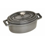 Staub La Cocotte Pata Ovaali 11 cm, Valurauta Grafiitinharmaa 40500-116-0 - 1