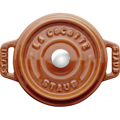 Staub Round Cocotte 28 cm, Cinnamon 40511-298-0 for sale | MyGoodKnife